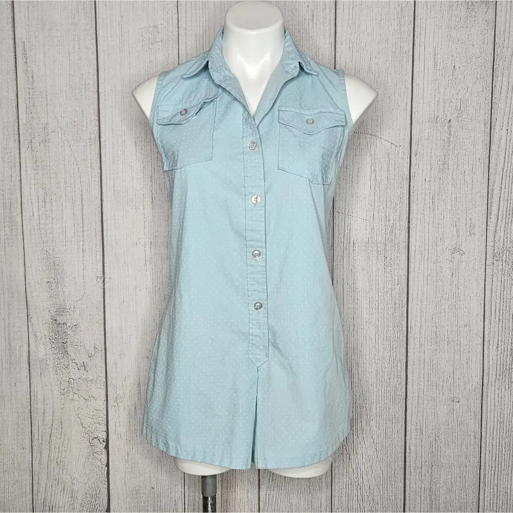 VTG 60s Blue/White Polka Dot Collared Playsuit Romper by Jerry Mann
